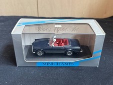 1/43 Mercedes-Benz 280 SL Cabriolet dark blue by Minichamps, item number MIN