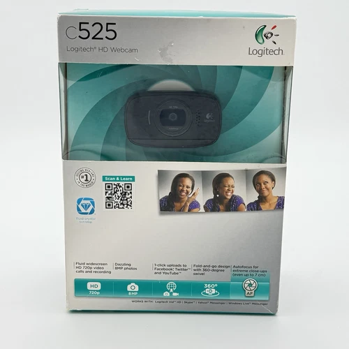 Logitech HD Webcam C525 HD 720p Video Calling w/Autofocus (960-000929)