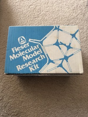 Vintage Aldrich Fieser Molecular Model Research Kit Organic Chemistry
