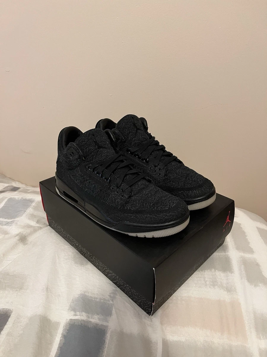 Jordan 3 Retro Flyknit Black for Sale - Authenticity Guaranteed - eBay