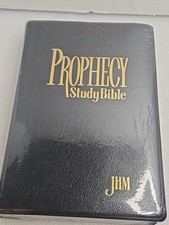 PROPHECY STUDY HOLY BIBLE NKJV JOHN HAGEE GENERAL EDITOR LEATHER GILT EDGING NEW