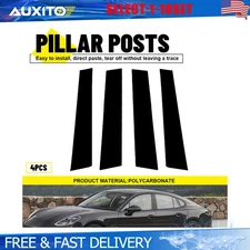 For Porsche Panamera 2017-21 Exterior Accessories Gloss Black Pillar Posts 4-40X