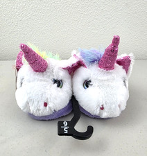 Girls Wonder Nation Unicorn Slippers Toddler Size 5-6 Colorful New