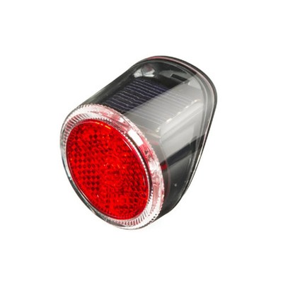 Fahrrad-Rücklicht-LED m. Solarenergie u. Bewegungssensor-Schutzblech i.rot/schw.
