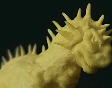 Y-MSF YMSF Unpainted Sample Yellow Varan 6 Inch Scale Figure From JAPAN