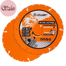 2 Pack Cut off Wheels 4 1/2 Inch with 7/8" Arbor, Angle Grinder Cutting Disc, Di