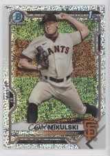 2021 Bowman Draft Chrome Sparkle Refractor Matt Mikulski #BDC-179 01wi