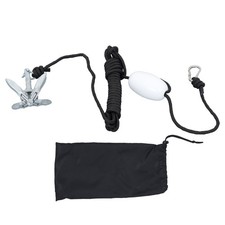 1-Pack Folding Anchor Set 0.7kg White For Grapnel Boat Marine Kayak