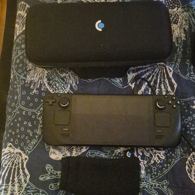 Valve Steam Deck Handheld System Black w/ Case, Wireless, Built-In Touchpad
