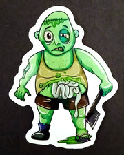 Halloween - Die Cut Hologram Sticker Decal Holiday Zombie Halloween - Die Cut Hologram Sticker Decal Holiday Zombie