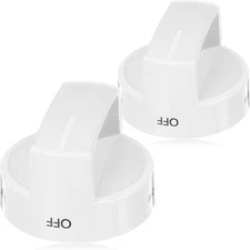PartsBroz WPW10339443 Burner Control Knob (2-Pack) - Compatible With Whirlpool R