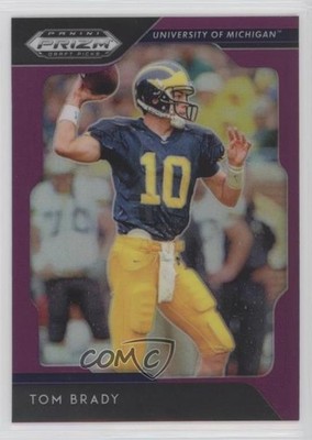 2019 Panini Prizm Draft Purple Prizm Tom Brady #94 1h1