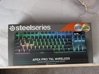 SteelSeries Apex Pro TKL Wireless Gaming Keyboard Black, OLED Screen.