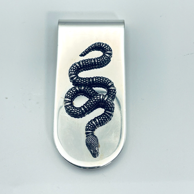 （kkk様用）GUCCI money clip マネークリップ Gucci Men's Sterling Silver Snake Motif Money Clip - Macy's