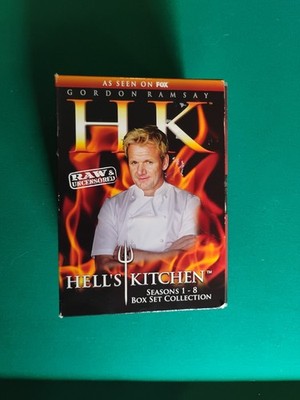   Hell s Kitchen Seasons 1 8 DVD Box Set Gordon Ramsay RAW UNCENSORED SEE PICS