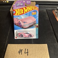 Hot Wheels Barbie Extra Car Tooned Pink Diecast 1:64 Toy