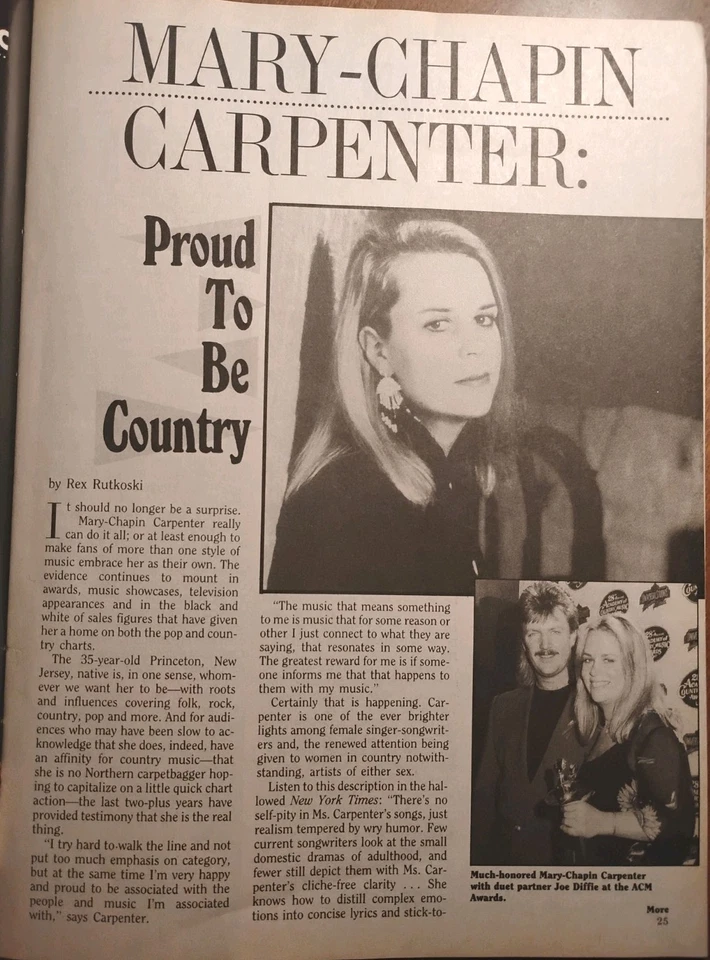 Modern Screen's Country Music Magazine Vintage 1993 Billy Ray Cyrus Cover RARE Foto 4 de 4