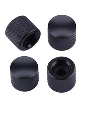 Metallor Guitar Knobs Volume Tone Control Knob Knurled Metal Dome Style 18mm ...