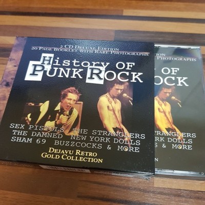 VARIOUS history of punk rock NM/EX (2CD, Punk Rock, Recording Arts SA)