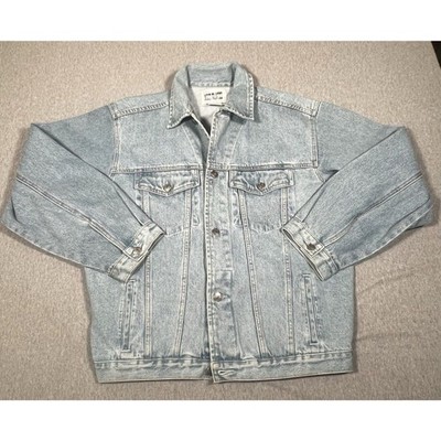 Most Wanted Made On Earth By Humans Denim Jean Jacket  Enjoy Coca Cola  Sz Med
