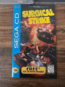 Surgical Strike Sega CD Complete in Box CIB W/ Reg Card 