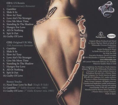 Whitesnake Slide It In: 35th Anniversary Deluxe Edition 2SHM-CD