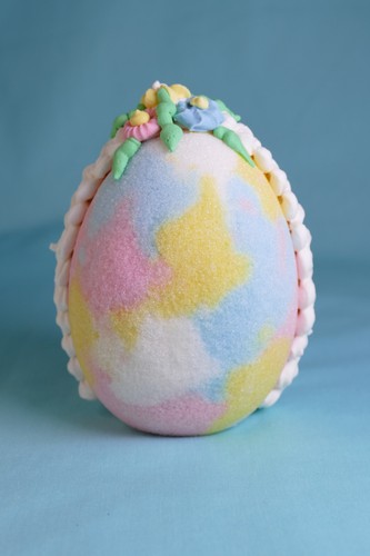Easter Egg Panoramic Sugar Easter Egg Decoration 3D Decor PINK BLUE YELLOW WHITE - Picture 5 of 9
