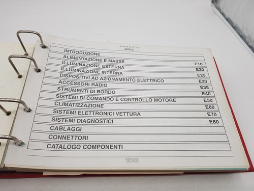 Manuale officina Alfa Romeo Alfa 156 Volume N. 4 schemi elettrici edizion 1997 - Foto 8 di 24