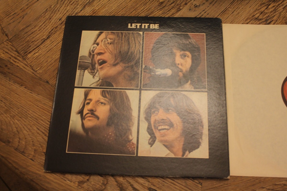 BEATLES -LET IT BE -RED APPLE #AR 34001 1st Press - Phil Spector
