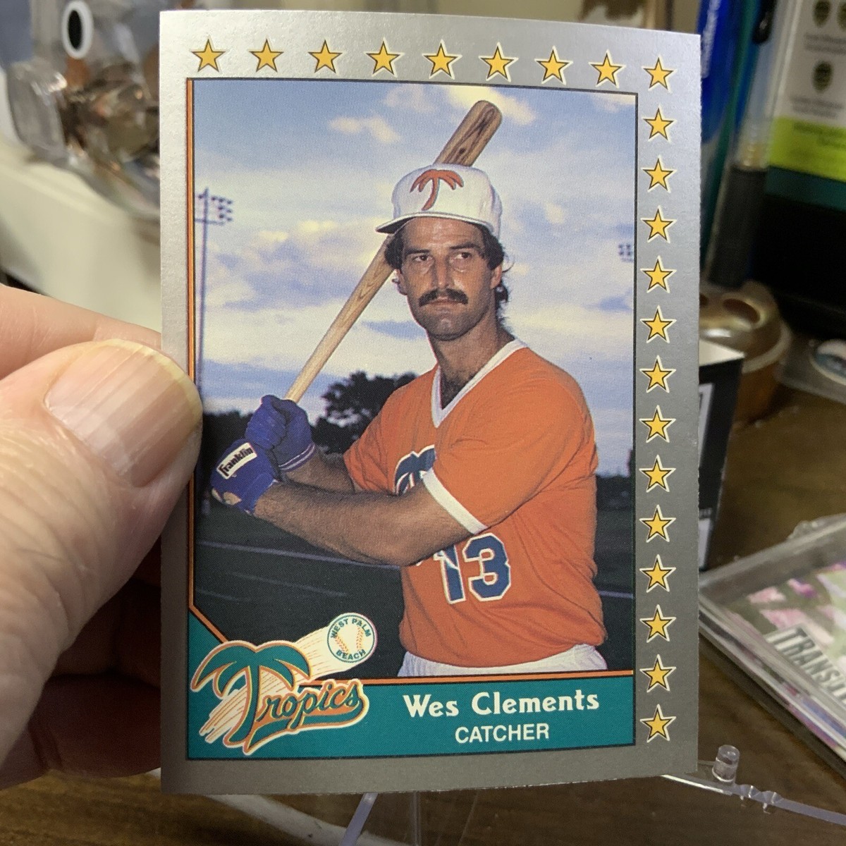 1990 Pacific Senior Professional Baseball Association Wes Clements