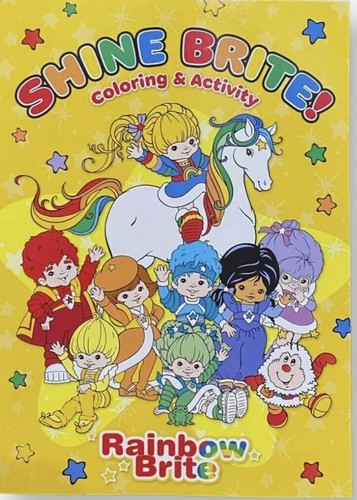 Rainbow Brite Shine Brite! Coloring & Activity Book Hallmark 2024 New - Bild 1 von 2