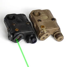 Tactical PEQ15 Light IR Red /Green Laser With LED Illuminator Flashlight Hunting