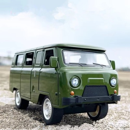 1:18 UAZ Travelers Modelo de Autobús Diecast Simulación Sonido y Luz Niños Juguete Regalo - Imagen 16 de 26