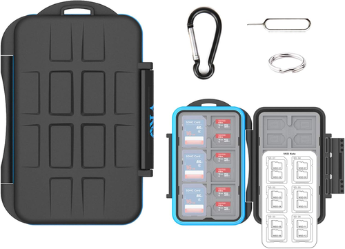 SD SDHC SDXC Micro SD TF Memory Card Case Holder Organizer Carrying Box Keeper,S - Picture 10 of 12