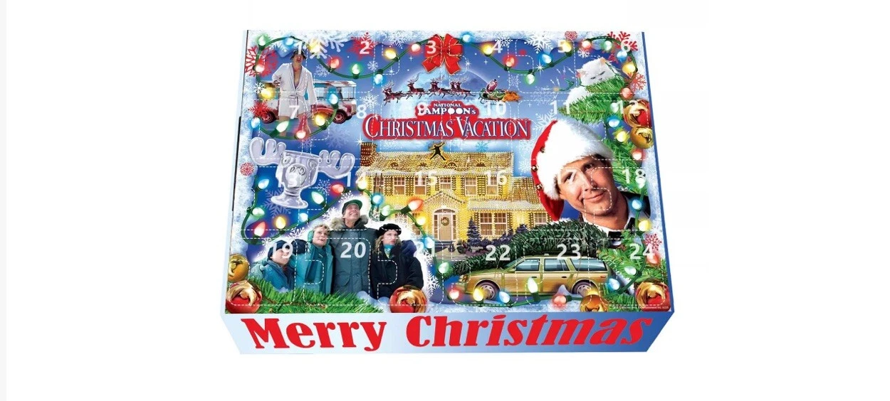 National Lampoon’s Christmas Vacation Advent Calendar 24 Flat Acrylic Figures