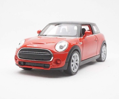 Welly 1:36 MINI Hatch Metal Diecast Model Car New in Box Red