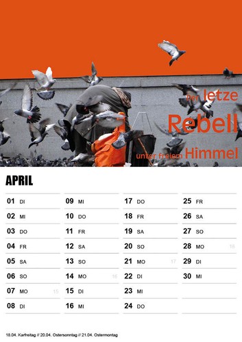 Von Künstlerin entworfener Wandkalender, ggf. mit Widmung, A4 2025 hoch - Bild 5 von 13
