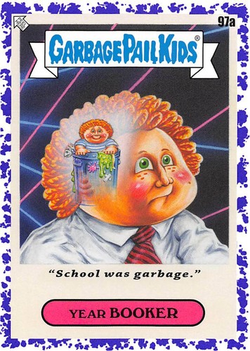 GARBAGE PAIL KIDS 2020 TARDE TO SCHOOL BORDO VIOLA PARALLELO PICK-A-CARD GPK W@W - Foto 386 di 401