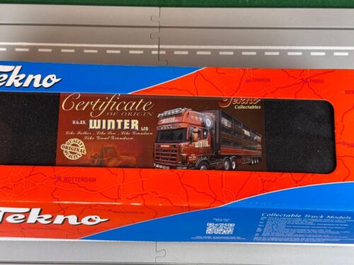 Tekno truck models, Scania 4 Series Topline Livestock Trailer , WINTER K. S. - Foto 17 di 19
