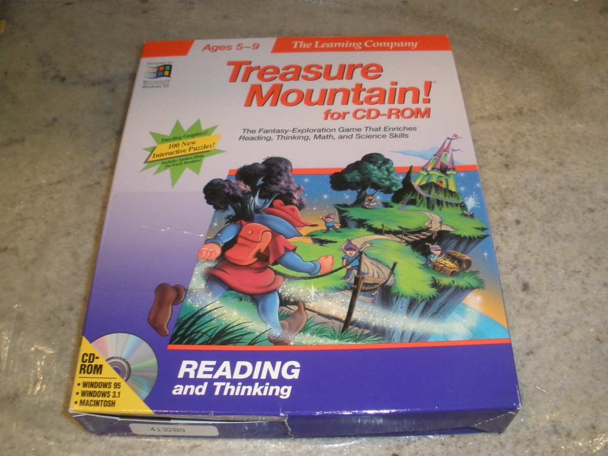NEW THE LEARNING COMPANY TREASURE MOUNTAIN FOR CD-ROM 1996 | eBay