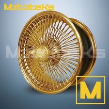 20x8 Luxor Wire Wheels 100 Straight Fwd 24k All Gold Single 1 Pc Engraved Set 20x8 Luxor Wire Wheels 100 Straight Fwd 24k All Gold Single 1 Pc Engraved Set