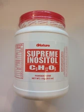 Supreme Inositol Powder 1 kg bottle One Kilo