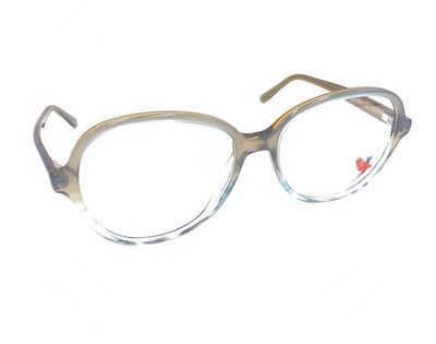 Maui Jim NEW MJO 2119-06E Blue Brown Round Eyeglasses Frames 55-18 135 Italy