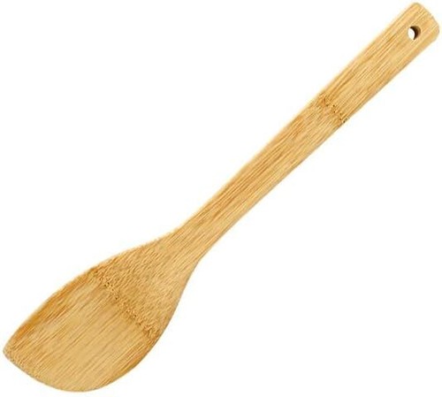 Bamboo Kitchen Utensils Set - 3-Piece Cooking Tools with Spatulas and Spoon - Picture 4 of 11
