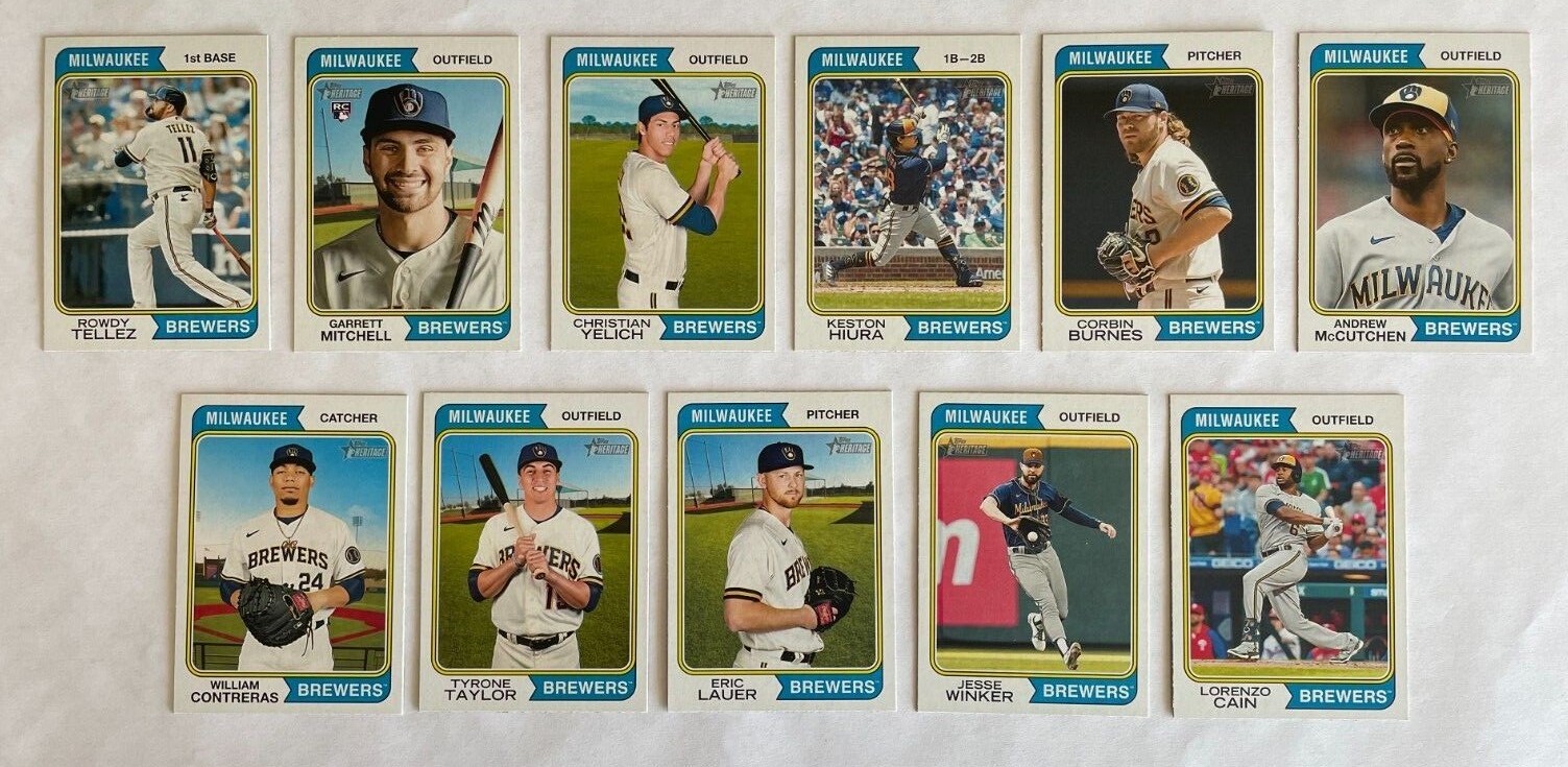 2023 Topps Heritage - Base Team Set #1-400 - You Pick Your Team - w/All RCs - Picture 11 of 24