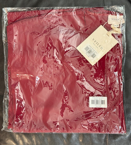 $119 VEILED Kamila Open Abaya *MISLABELED MAXI DRESS* | Maroon | XXL, Length 56" - Picture 9 of 13