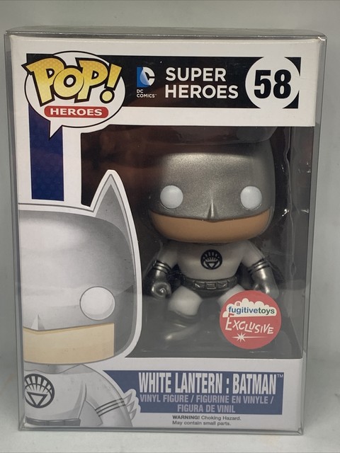 White lantern batman 58 funko pop vinyl figure DC fugitive sticker Protector White lantern batman 58 funko pop vinyl figure DC fugitive sticker Protector