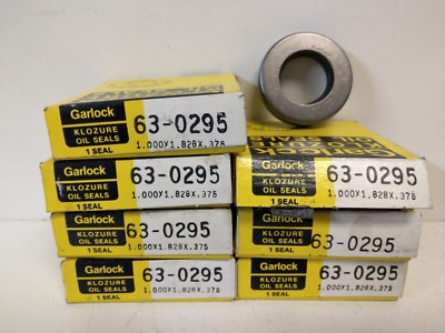 LOT OF (7) NEW OLD STOCK! GARLOCK KILOZURE OIL SEALS 1.000 X 828 X .375 ...
