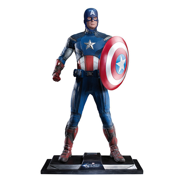 The Avengers: Captain America Life-Size 1:1 Scale Statue Figure 6 feet tall NEW | eBay