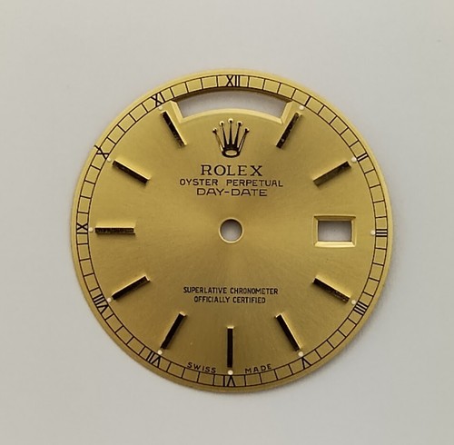 Rolex Day Date President 18038 18238 Champagne Gold Watch Dial Genuine original